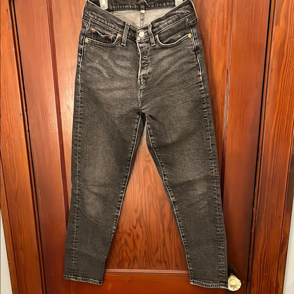 Levi's Charcoal Denim Jeans - wedgie fit